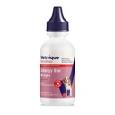 Vetnique Oticbliss Medicated Cat & Dog Ear Cleaner Drops - Dog Ear Infection Tratamento com 1% de hidrocortisona para acalmar coceira, vermelhidão, & inchaço - Vet Recomendado