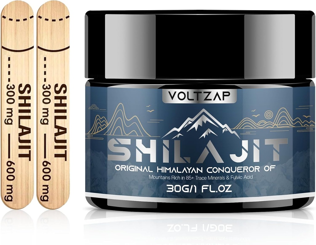 Shilajit Puro Himalaia Resina Orgânica: máxima potência Natural Resina Orgânica Shilajit com 85+ Sistema Imune de Metabolismo de Suporte