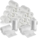 MEDca Gauze Bandage Rolls - 24 Pack, 2 polegadas, 4,1 jardas por rolo, Medical Grade Gauze Bandage for Wound Dressing and First Aid Kit