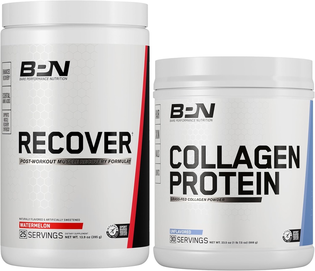 NUTRIÇÃO DE DESEMPENHO BPN Recover & Collagen Protein Bundle