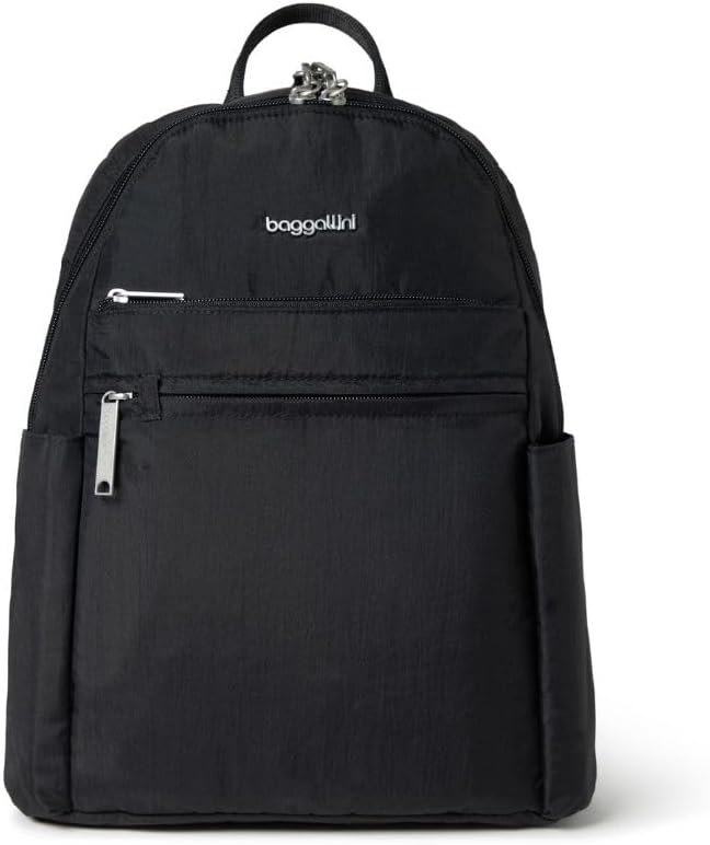Securtex® Anti-roubo Viagem de férias Backpack 10x13" Slash-Resistente Nylon Daypack w/RFID, Preto