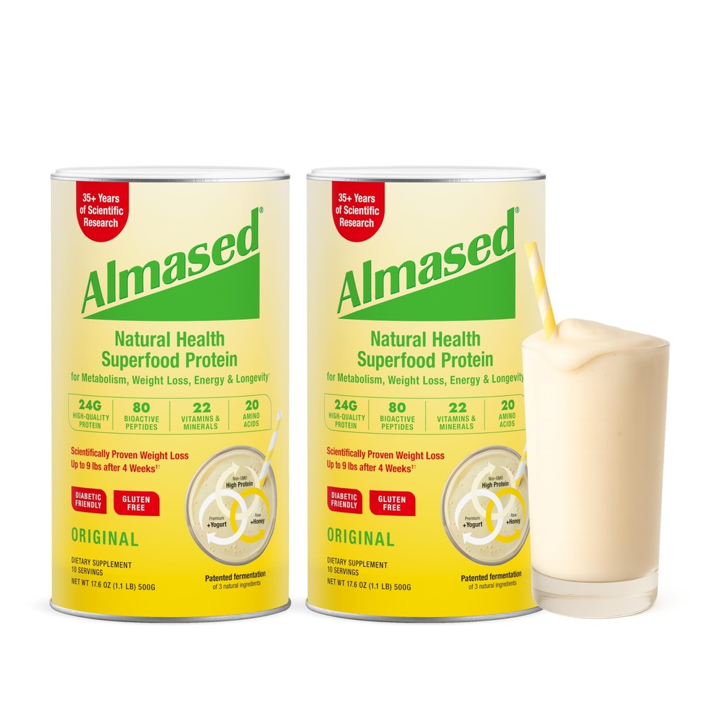 Almased Multi-Protein Powder 17.6 OZ (Pack de 2)