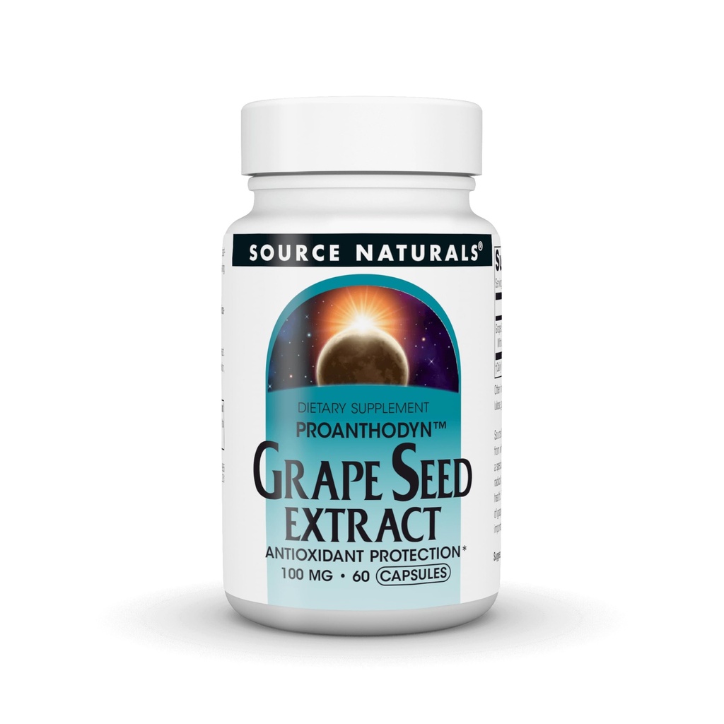 Fonte Naturals Sementes Extrato, Protege e Suporta Cérebro de Envelhecimento Saudável *, 100 mg - 60 Cápsulas
