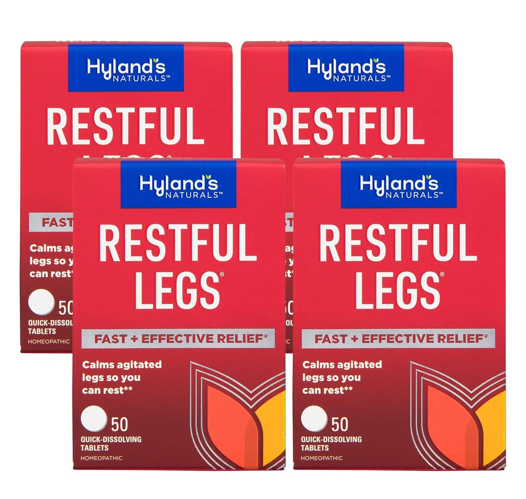 Comprimidos de pernas descansadas de Hyland 50 ea (embalagem de 4)