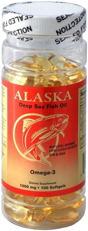 1 BCN Alaska Deep Sea Omega 3 Fish Oil 100caps EPA DHA