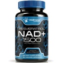 WELLNESS LABSRX NAD Suplemento, 1500mg - EUA Made Liposomal NAD+ Suplemento com Resveratrol, NAD Plus Boosting - Apoio à saúde celular, resistência e envelhecimento saudável - Cápsulas de força Ultra