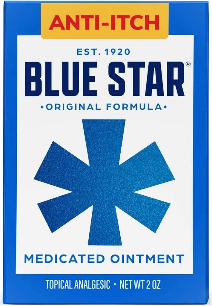 Estrela azul Anti-Itch Ponto Medicado 2 onças (Pacote 2) VJC#Re