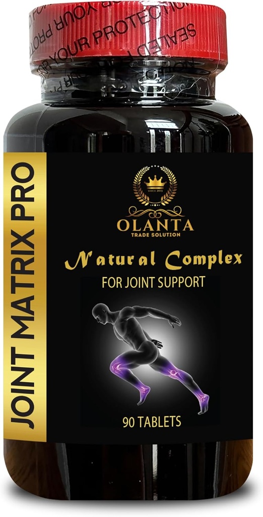 Complexo de Matriz Conjunta PRO - msm Saúde Conjunta, Joelhos e Mãos, Suplemento de Suporte Conjunto Avançado para Homens e Mulheres, Apoio Músculo - 1 Garrafa