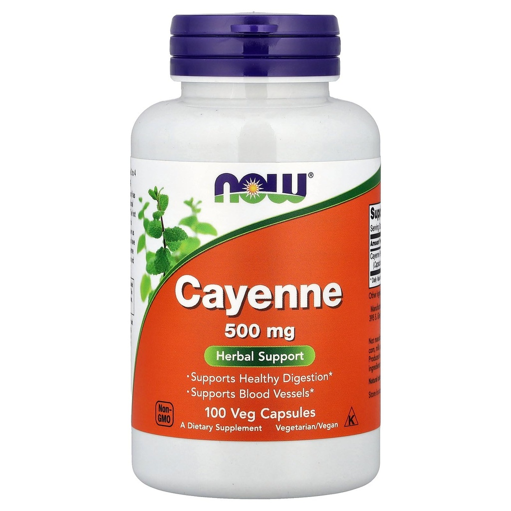 Agora Alimentos Cayenne 500mg 100 Vcaps