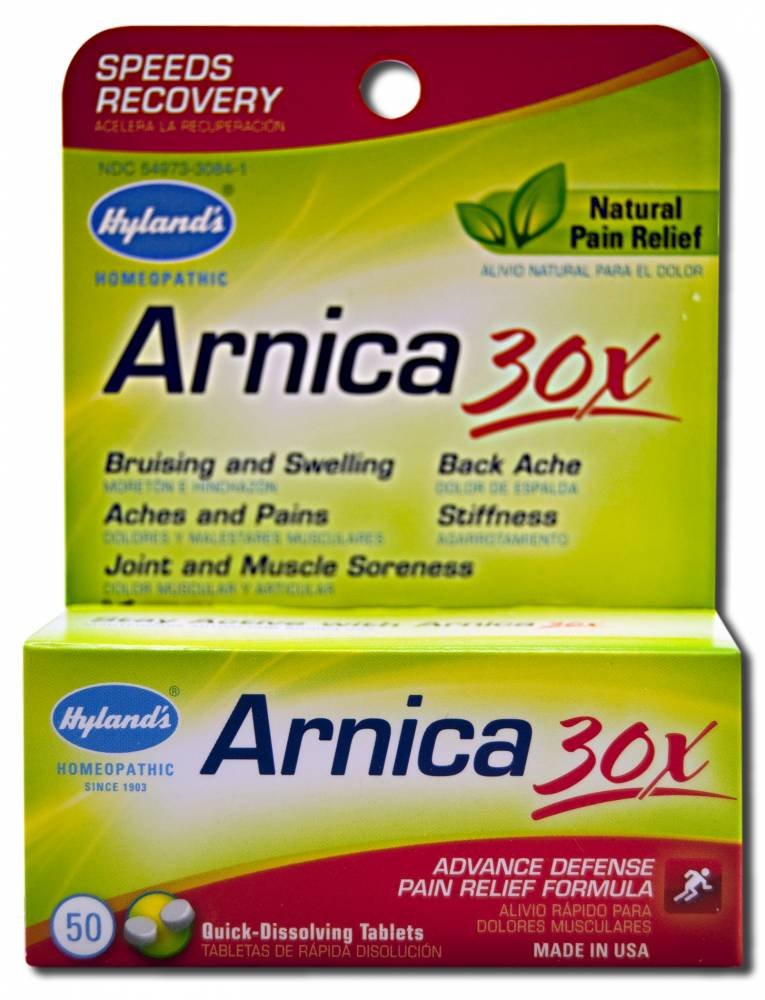 Arnica 30x 50 comprimidos de Hyland