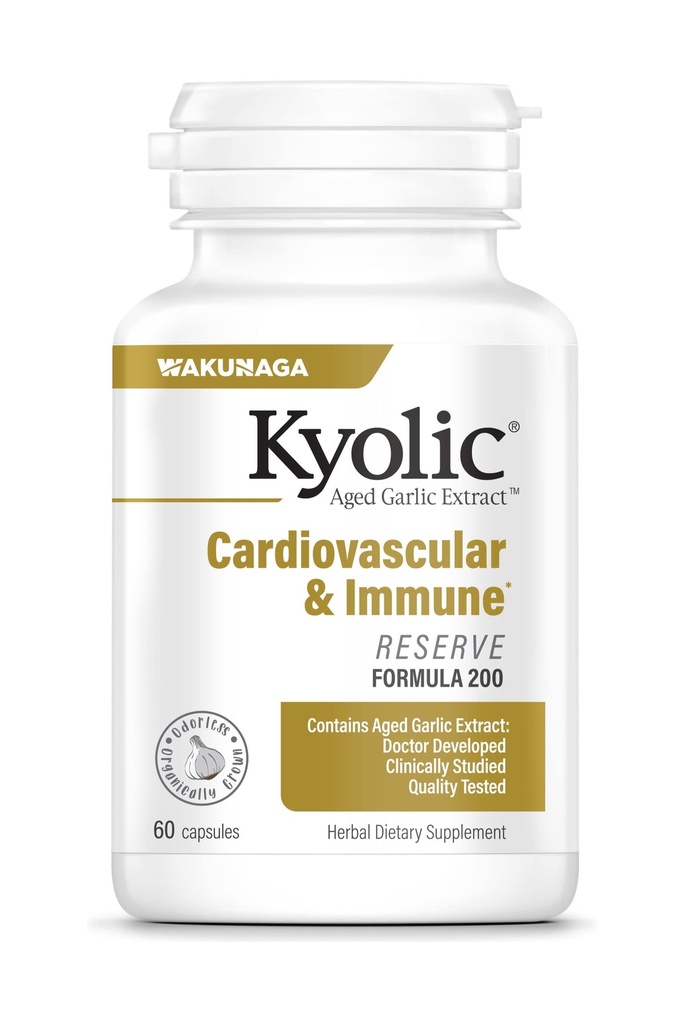 Kyolic Aged Alho Extrato Fórmula 200, Cardiovascular