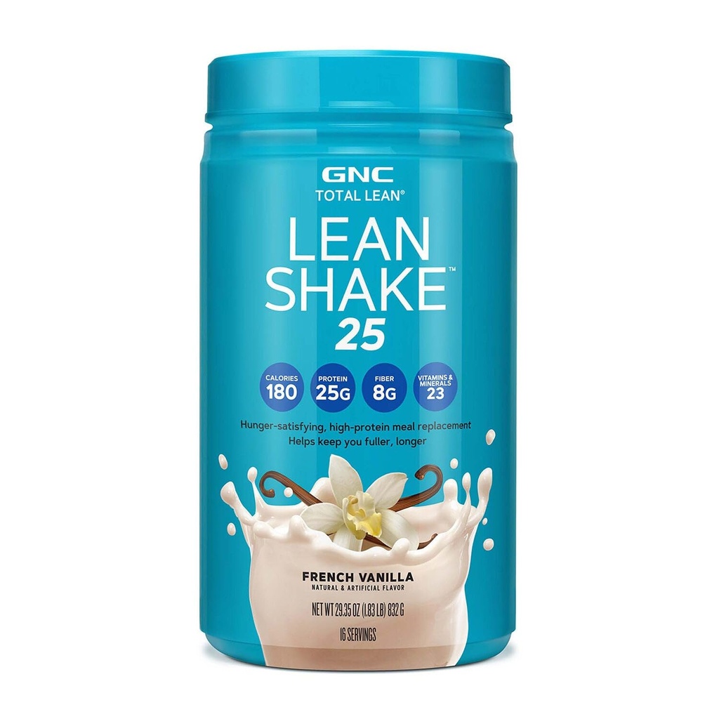 GNC Total Lean Lean Shake 25 - Baunilha Francesa (16 Servings)