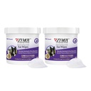 Zymox Toalhitas Enzimáticas Avançadas para Cães e Gatos - para Sujo, Waxy, Orelhas Fedorentas - Limpadores de ouvido de força Premium - Não Irritante - Hipoalergênico (100 Count-Pack de 2)