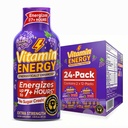 Vitamina Energia Focus+ Energia de força extra Shot Uva 24 Pack, 260mg Cafeína Natural, B-Vitaminas, CoQ10, Aminoácidos, Foco, Produtividade e clareza, Açúcar Zero, Sem Glúten, 1,93 fl oz