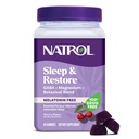 Natrol Dormir e Restaurar Glicinato de Magnésio Blend Gummies, Magnésio para Ajudas ao Sono para Adultos, Sem Melatonina, Flavored Cereja, 30 Dia de Fornecimento
