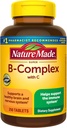Nature Made Super B Complex com vitamina C e ácido fólico, Suplemento dietético para apoio imunológico, 250 comprimidos, 250 fornecimento dia