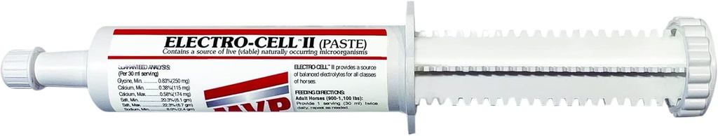 Electro-Cell II Colar Eletrolítico para Cavalos -5-Pack (10 doses)