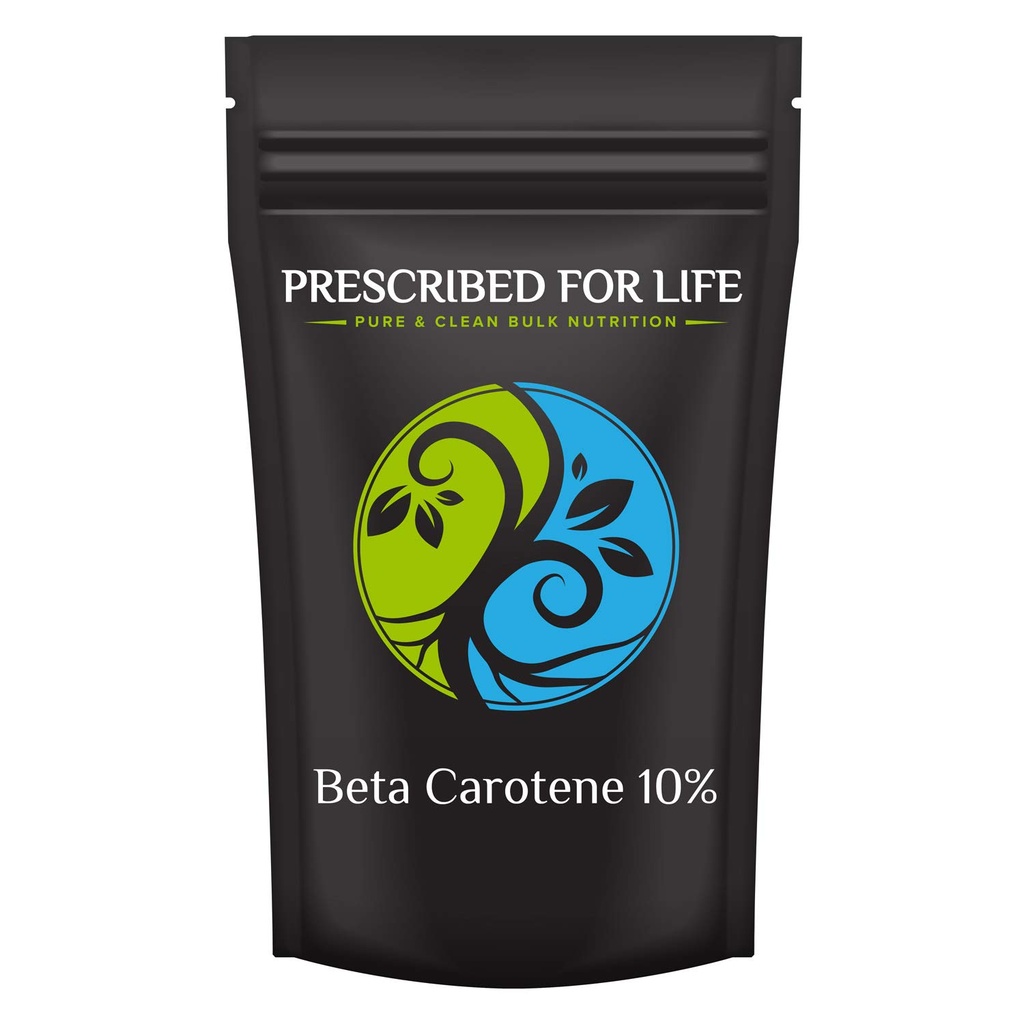 Prescrito para a vida Beta caroteno, 10% Beta Caroteno Extrato em pó, converte-se em vitamina A (5kg)