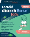 DiarrhEase Kids - uma estirpe pósbiótica segura, livre de drogas e clinicamente testada que encurta a duração da diarreia ocasional - Funciona naturalmente com o corpo de seu filho, 24 Contagem