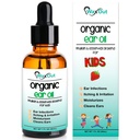 Natural Mullein Ear Wax Removal Oil & Cleaner Drops with Strawberry for Kids - Alisador de cera de ouvido, hidratante e alergia calmante - Tinnitus, coceira, anel & orelhas entupidas