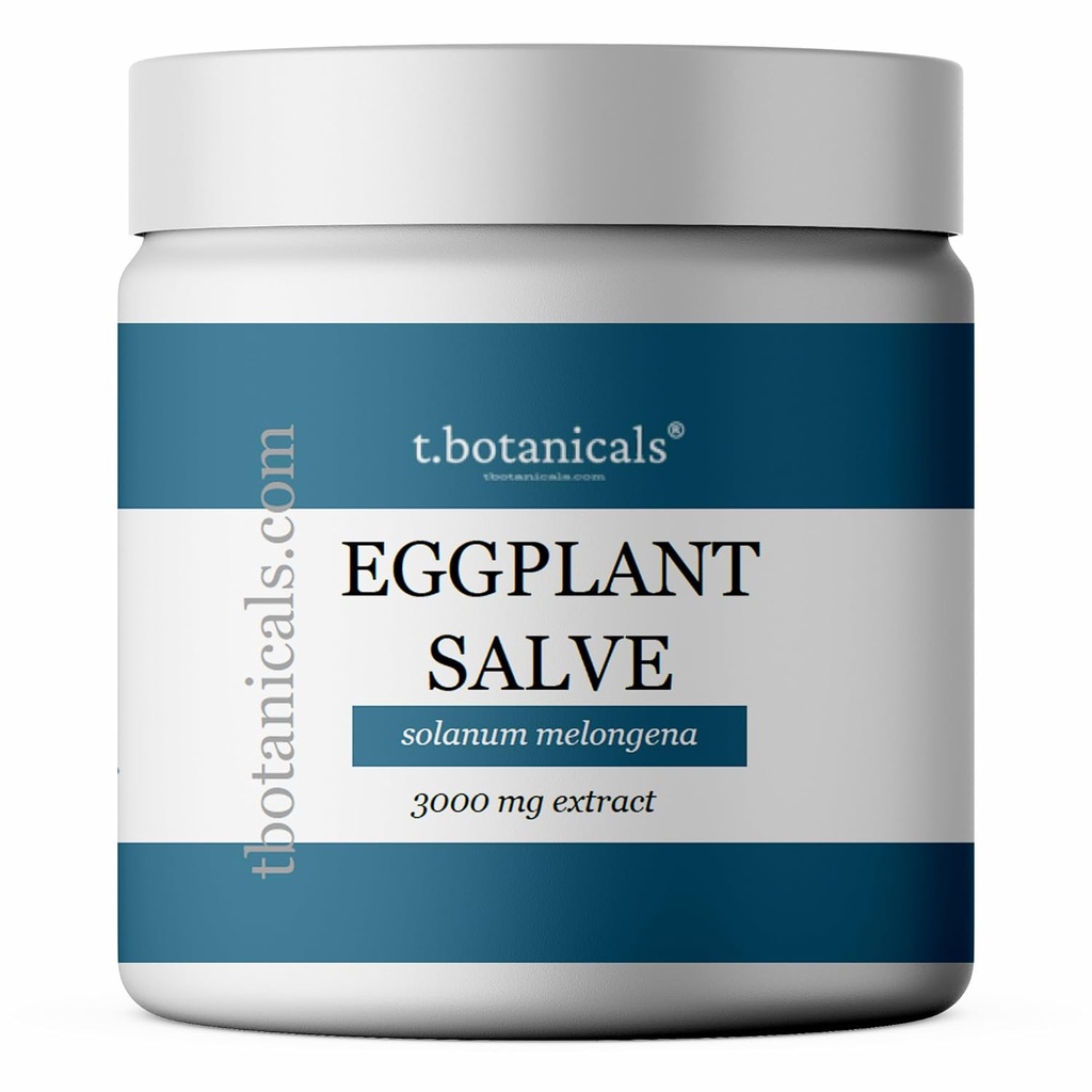 Creme de Extrato de Berinjela para Perturbações da Pele, Extrato de 3000 mg, Salva de Berinjela, Extrato de Berinjela de Espectro Amplo, Balm para Perturbações da Pele, Creme de Berinjela