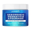 Dermatite seborreica Psoríase Creme: Tratamento antifúngico - tradicional ervas infundidas - alívio para flaking pele de couro cabeludo irritada - esteróides Lasting grátis Resultado 3.4 Oz