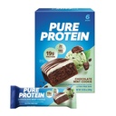 Barras de proteína pura, alta proteína, lanches nutritivos para apoiar a energia, baixo açúcar, sem glúten, chocolate de hortelã, 1.76 onças, 6 embalagem
