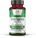 Cápsulas Orgânicas Aura Neem. 150 Cápsulas Veg. Triplo Complexo - Força máxima Pure High-Potency Azadirachta Indica Cápsula. Antioxidante Natural, Saúde da Pele, Suporte Imunidade Abundante.