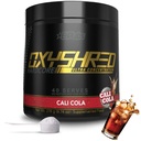 EHP Labs OxyShred Hardcore Super Dosed pré-treino em pó - pré-treino em pó com L Glutamina e Acetil L Carnitina, Energia Boost Drink - 275mg de cafeína - Cali Cola, 40 Servings