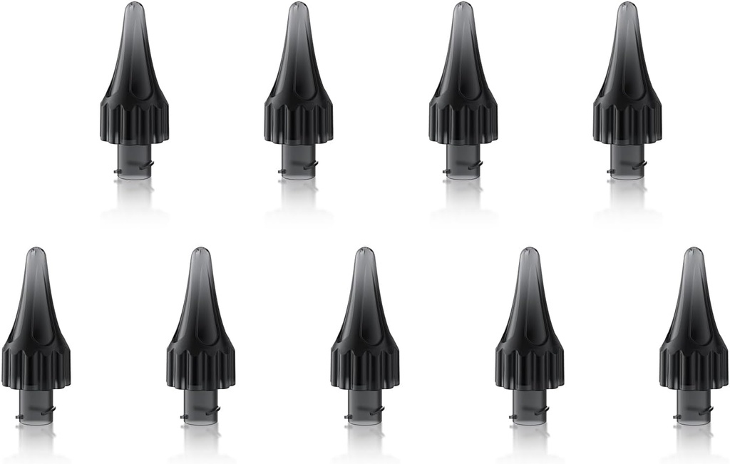 9pcs Ear Wax Removal Ear Cleaner Dicas de substituição, Kit de limpeza de ouvido de substituição Dicas macias, Dicas de substituição de limpador de ouvido elétrica Dicas de irrigação de ouvido