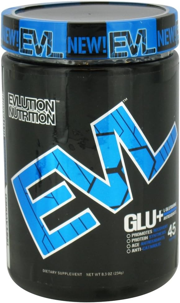 Evlution Nutrition Glutamina Supplement, Unflavored, 8.3 Ounce