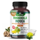 Rhodiola Rosea Supplement Enriquecido com Ashwagandha, Magnésio, L-Theanina, St. John's Wort, Lemon Balm - Suporte Mood, Qualidade do Sono e Mental Focus