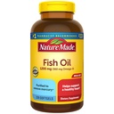 Nature Made Fish Oil Omega 3 Suplementos, 1200 mg Softgels, Omega 3 Fish Oil for Healthy Heart Support, 230 Softgels, 115 dias de fornecimento