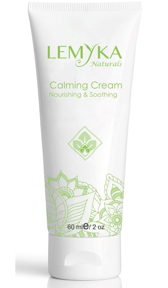 LEMYKA Natural Eczema Creme com Ceramidas, Comichão e Alívio de Vermelhidão para Dermatite Atópica, Psoríase, Colmeias, O Inteiro de Cura Orgânico Hidratante de longa duração, Sem Parabenos, Sem Fragrância, 2 onças