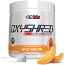 EHP Labs OxyShred pré-treino em pó e Shred suplemento - pré-treino em pó com L Glutamina e Acetil L Carnitina, Energia Boost Drink - Wild Melon, 60 Servings