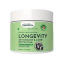 Animal Essentials LONGEVITY Reishi Mushroom Supplement for Dogs & Cats - Saudável Cardiovascular & Fígado Função, Suporta Saúde a Longo Prazo, Extrato de Cogumelo em Pó, Antioxidante - 1,8 Oz (Pacote de 1)