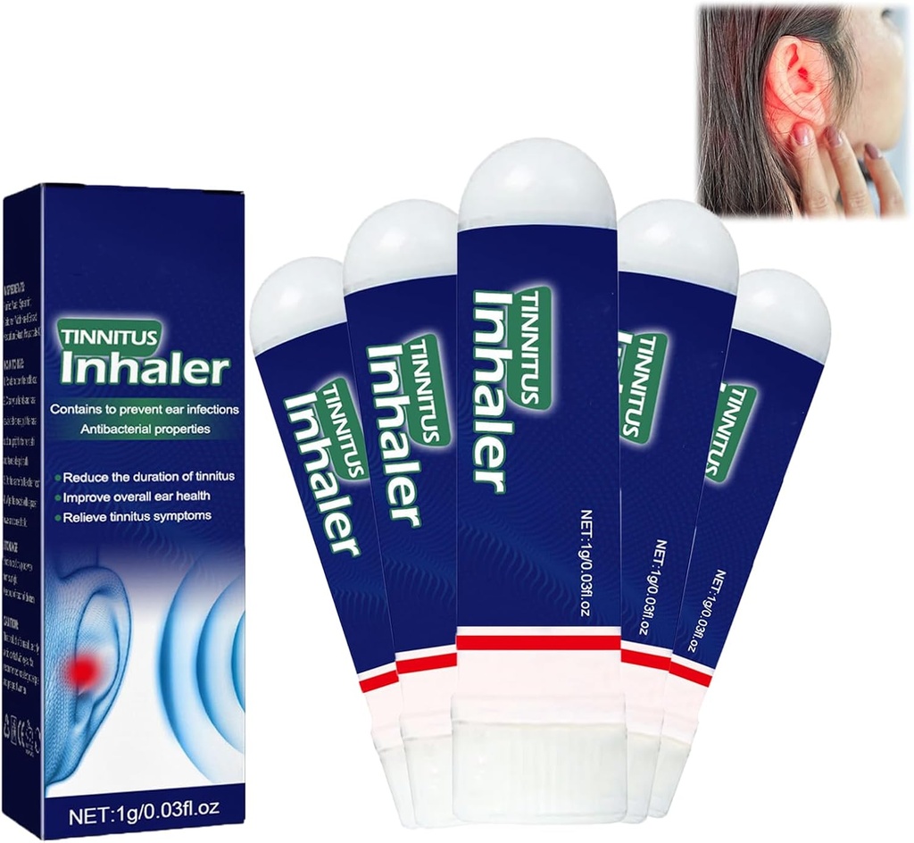 Echo Ease Tinnitus Inhaler, alívio de tinnito para dispositivo de ouvido anel