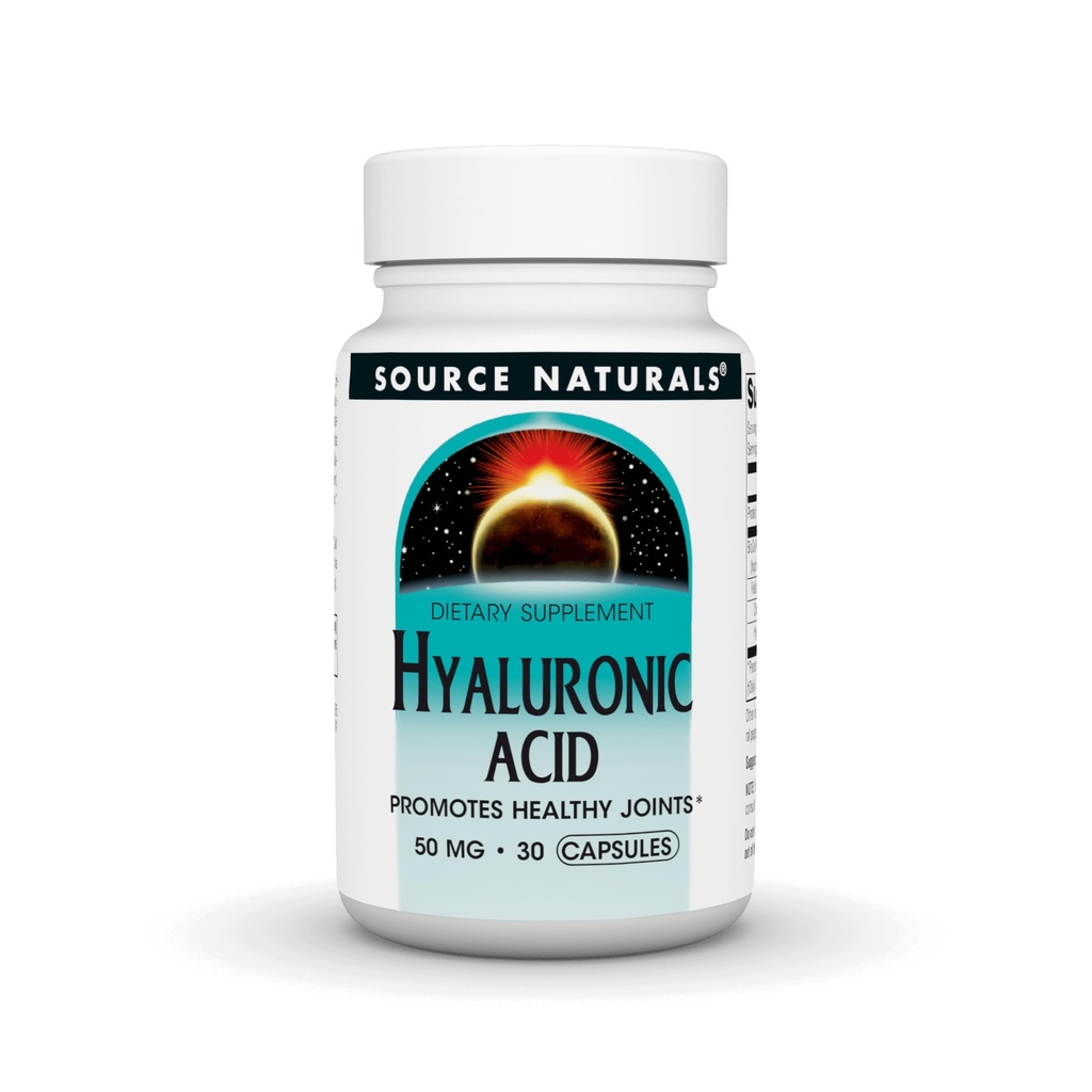 Naturals fonte Ácido hialurônico, promove articulações saudáveis*, 50mg - 60 cápsulas