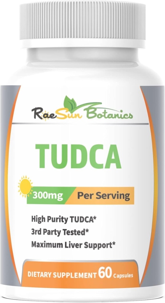TUDCA (ácido tauroursodeoxicólico), 60 cápsulas 300mg servindo qualidade Premium 3o partido testado suporte máximo fígado