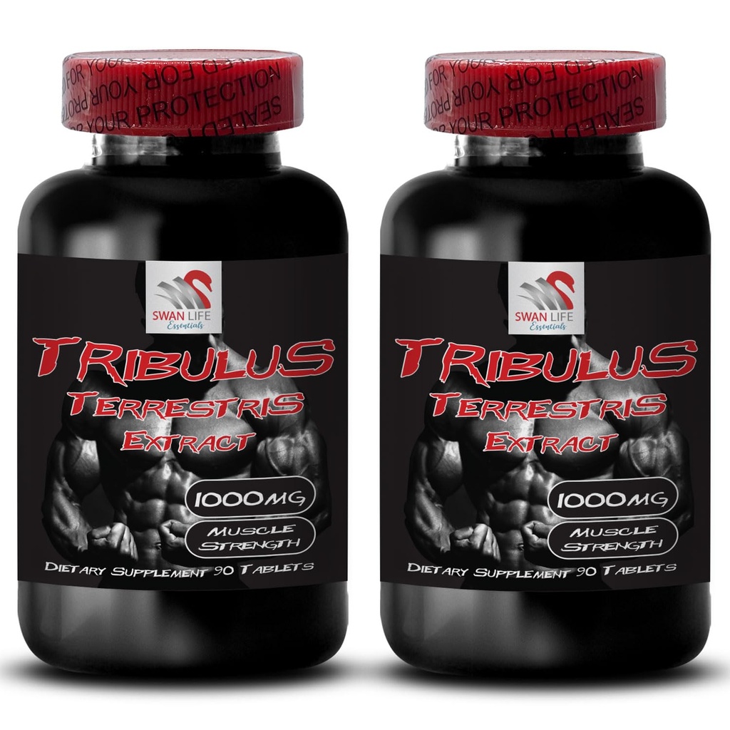 Aumentar o desejo sexual - TRIBULUS TERRESTRIS EXTRACT - Extrato de Tribulus terrestris para fonte de energia, pílulas Sex Drive para homens e mulheres, pílulas Sex Drive, impulsionador Libido - 2 Garrafas 180 Comprimidos