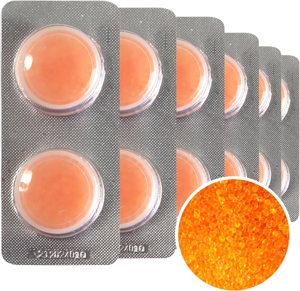 12-Pack Hearing Aid Dryer Cápsulas C&C Drying Dehumidifier Caps Acessórios para Fonak, Starkey e Unitron Charger Case ou Qualquer Caso de Ajuda Auditiva Suprimentos Que pode conservar cápsulas secas (3Garm)