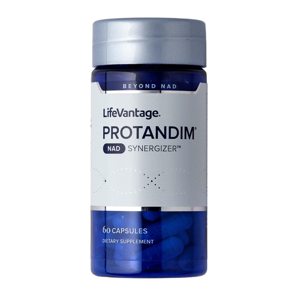 LifeVantage Protendim NAD Synergizer, NAD Supplement for Energy, Mood, Healthy Aging Support, Sirtuin Activation, Cellular Energy & Vascular Support, Remove Cellular Waste, 60 Cápsulas