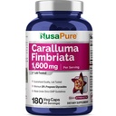 NusaPure Caralluma Fimbriata 1600mg - 180 Cápsulas Veggie (Não-GMO, Vegan)