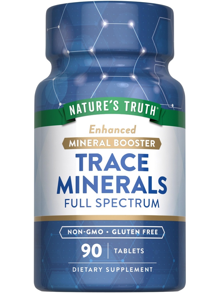 Nature's Truth Trace Minerals Supplement with Iodine 90 Tablets