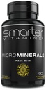 15mg Glicecinato de zinco de Albion® 6 Essential Trace Bisglicinato Mineral, Manganês, Borão, Crómio, Selênio, Suplemento de Molibdênio, 90 Cápsulas Vegan Baseadas em Planta