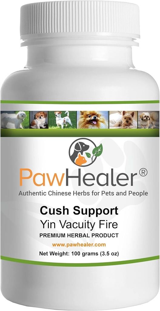PawHealer Adrenais: Cush-Support para Yin Vacuity Fire - Remédio de ervas para sintomas de Cushings