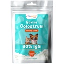 Colostrum bovino vitamático para cães e gatos, 90 gramas, 30% de imunoglobulinas, Feed grama