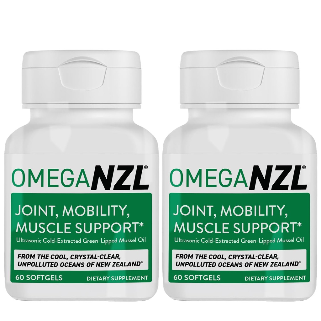 Original Omega-3 suplemento de suporte conjunto, melhor alívio muscular natural, óleo de mexilhão de lábios verdes, 120 Softgels, sem sabor de peixe