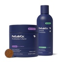 PetLab Co. – Dog Dentes Limpeza & Gut Saúde Bundle: Dog Fórmula Dental para Respiração Fresca, Dentes saudáveis & chicletes & Probióticos para Gut Saúde, Alergias Sazonais, Pele & Orelha Levedo