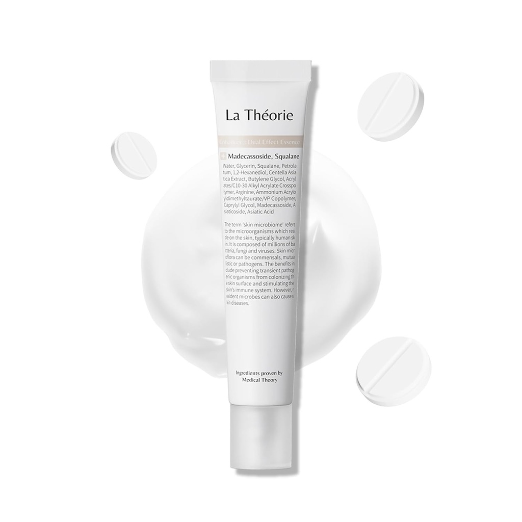 La Theorie Dual Effect (Cream) Essência para pele perturbada com fungos e pequenas colisões (Fatty Acid Free, 1.35 Fl Oz)